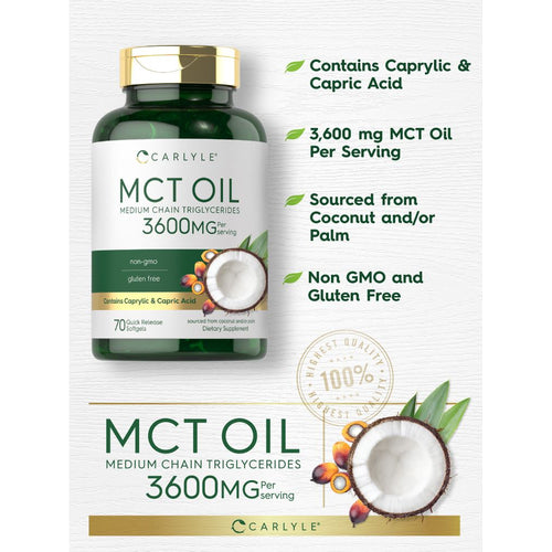 View 4 MCT Oil 3600mg per serving | 70 Softgels
