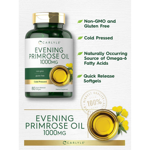 View 4 Evening Primrose Oil 1000mg | 80 Softgels