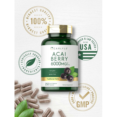 View 4 Acai Berry | 250 Capsules