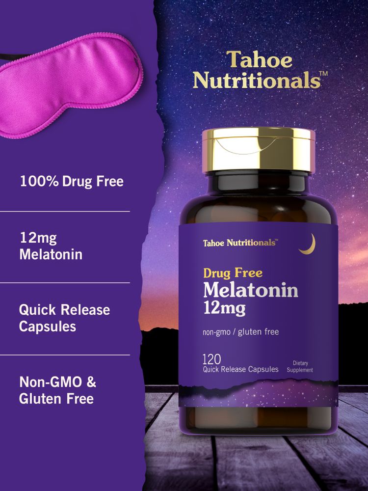 Melatonin 12mg | 120 Capsules