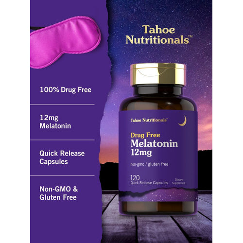 View 4 Melatonin 12mg | 120 Capsules