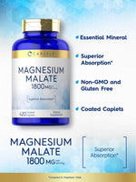 Load image into Gallery viewer, Magnesium Malate 1800mg | 420 Caplets
