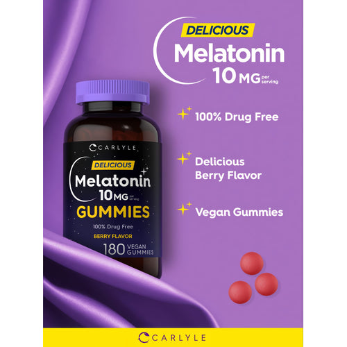 View 4 Melatonina 10mg por porción | 180 Gomitas