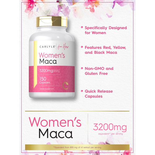View 4 Maca Root for Women | 150 Capsules