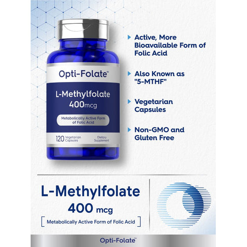 View 4 L-Methylfolate 400mcg | 120 Capsules