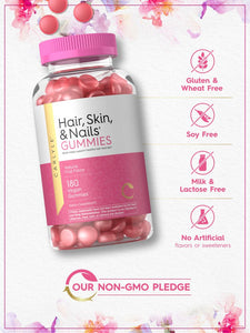 Hair, Skin and Nails | 180 Gummies