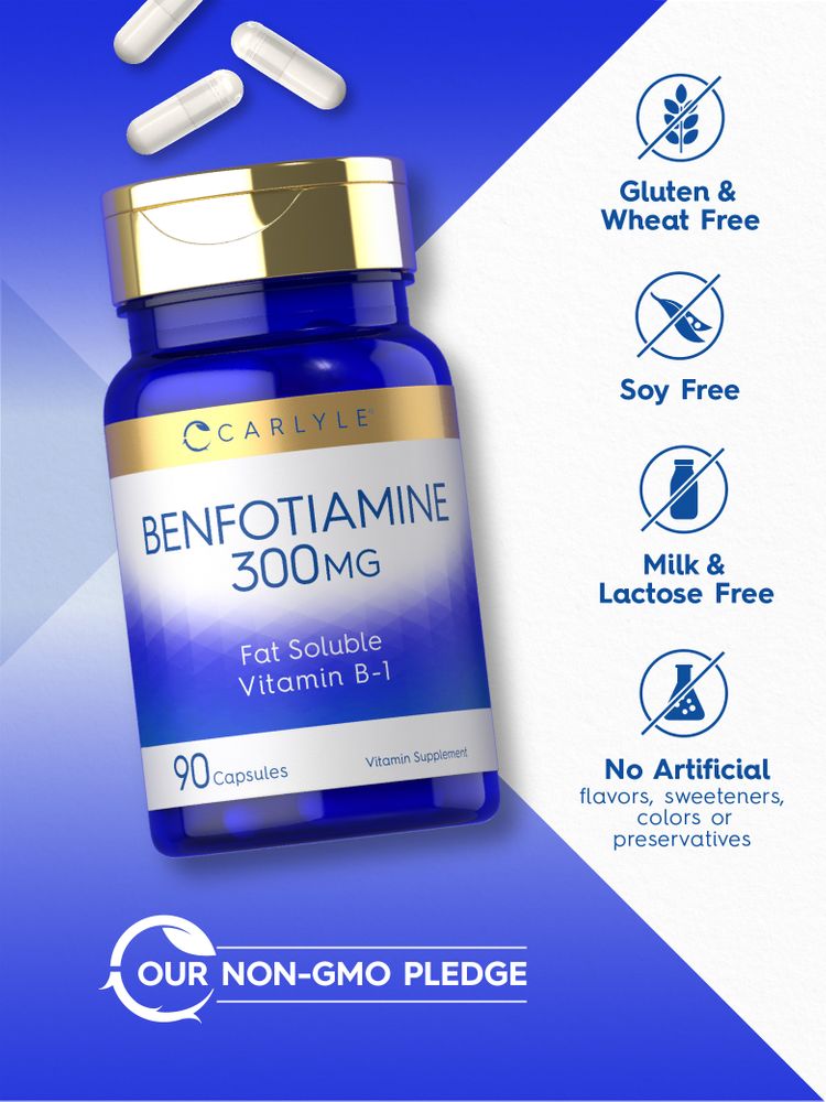 Benfotiamine 300mg | 90 Capsules