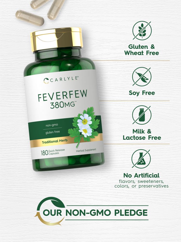 Feverfew 380mg | 180 Capsules