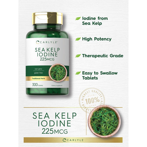 View 4 Sea Kelp Iodine 225mcg | 300 Tablets