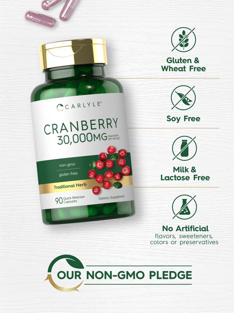 Cranberry 30,000mg per serving | 90 Capsules