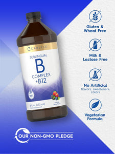 Vitamin B Complex | Natural Berry Flavor | 16oz