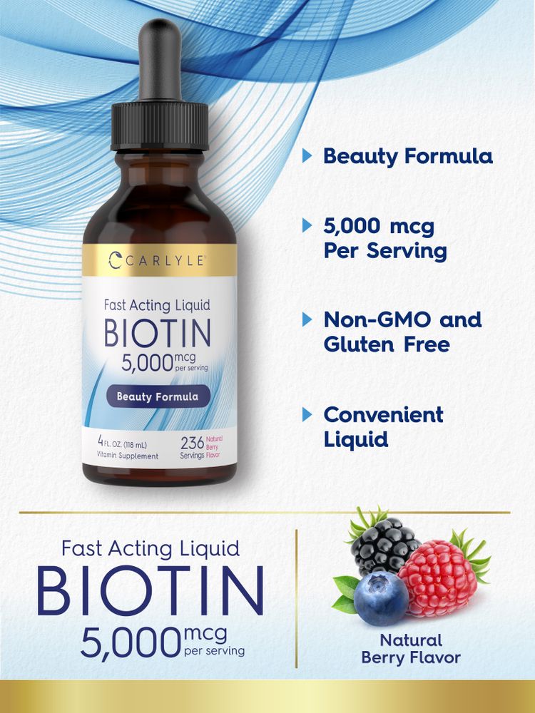 Biotin 5000mcg | 4oz Flüssigkeit