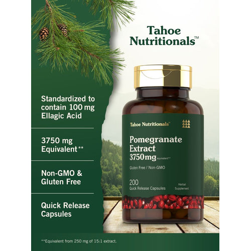 View 4 Extrait de Grenade | 200 Capsules