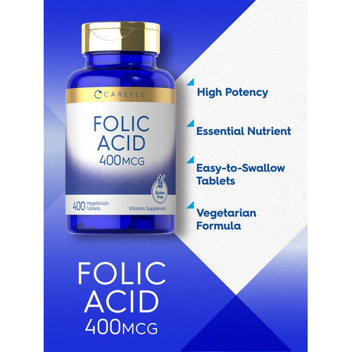 View 4 Ácido Fólico 400 mcg | 400 Tabletas