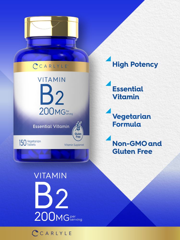 Vitamin B-2 200mg | 150 Tablets