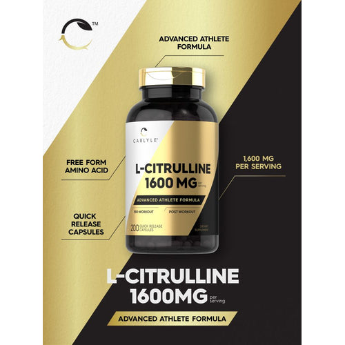 View 4 L-Citrulina 1600mg por porción | 200 Cápsulas