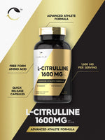 Load image into Gallery viewer, L-Citrulline 1600mg | 200 Capsulesula Non-GMO, Gluten Free Supplement
