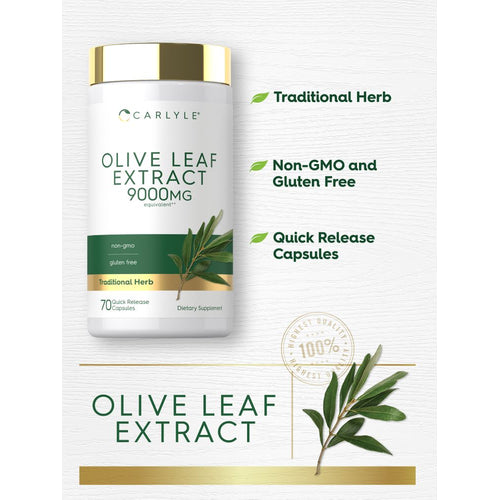 View 4 Olive Leaf Extract Capsules | 70 Count