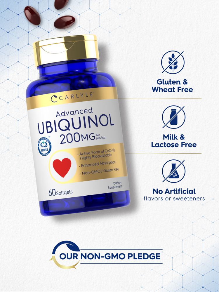 Ubiquinol 200mg | 60 Softgels