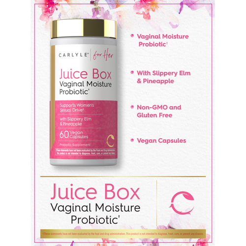 View 1 Women's Probiotic for Vaginal Moisture | with Slippery Elm and Pineapple