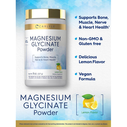 View 4 Magnesium Glycinate | 8 oz Powder