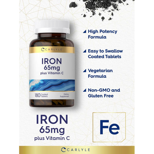 View 4 Iron 65mg with Vitamin C | 180 Tablets