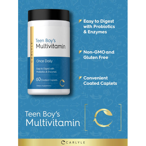 View 4 Multivitaminas para Adolescentes Varones | 60 Cápsulas