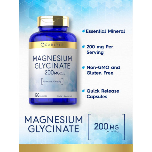 View 4 Glicinato de Magnesio 200mg por porción | 120 Cápsulas