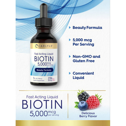 View 4 Biotin 5000mcg | 4oz Liquid