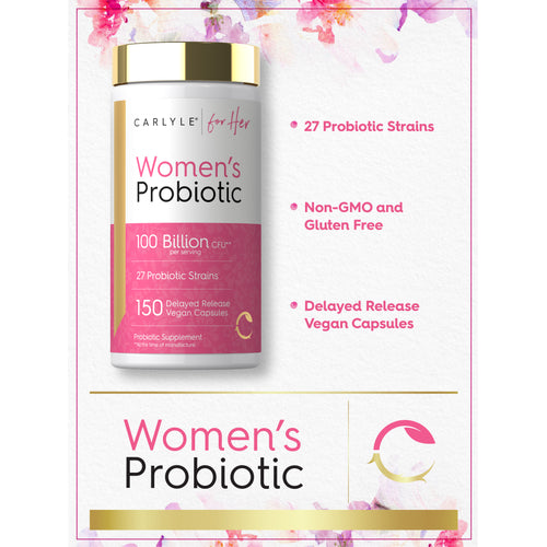 View 4 Women's Probiotic and Prebiotic Supplement | 100 Billion CFU