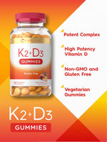 Load image into Gallery viewer, Vitamin D3 + K2 | 90 Gummies
