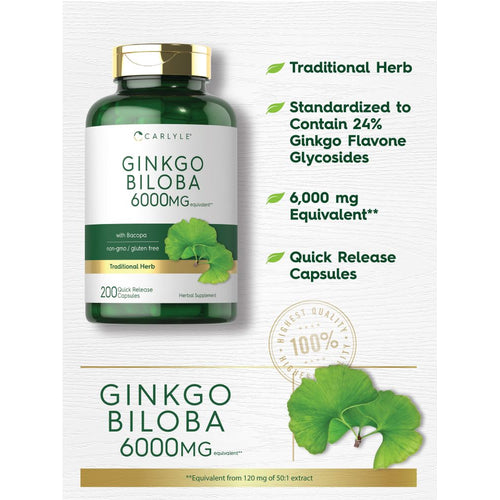 View 4 Ginkgo Biloba | 200 Kapseln