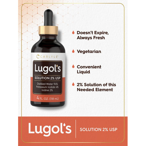 View 4 Lugols Iodine | 4oz Liquid Drops