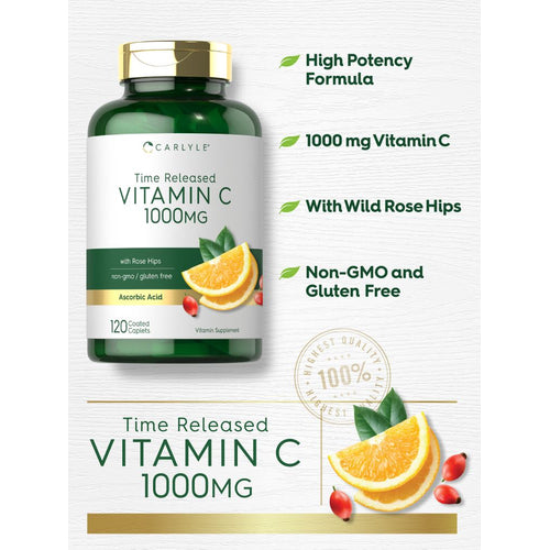 View 4 Vitamin C 1000mg with Rose Hips | 120 Caplets
