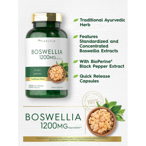 View 4 Extracto de Boswellia | 250 Cápsulas
