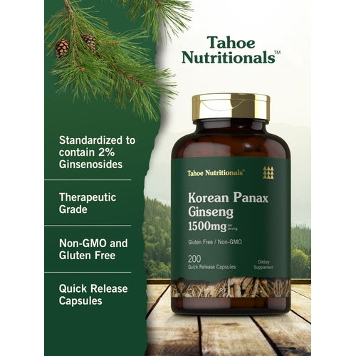 View 4 Korean Panax Ginseng Extract | 200 Capsules