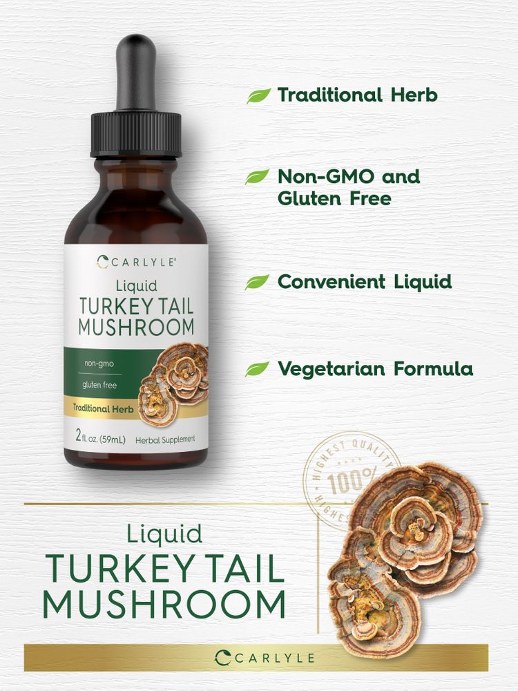 Cogumelo Turkey Tail | 2oz Líquido