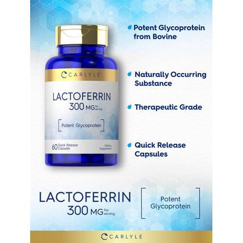 View 4 Lactoferrin 300mg per serving | 60 Capsules