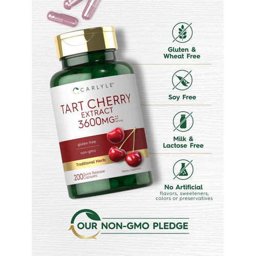 View 4 Tart Cherry Extract 3600mg per serving | 200 Capsules