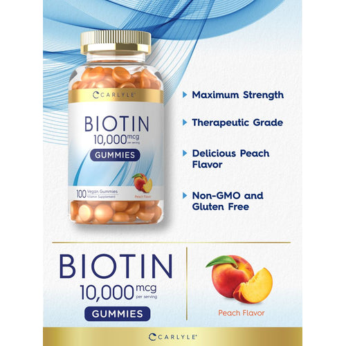 View 4 Biotin 10000mcg per serving | 100 Gummies