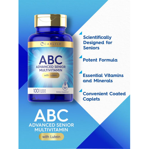 View 4 Multivitamin for Adults 60 Plus | 100 Caplets