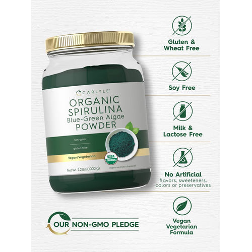 View 4 Spiruline Algue Bleu-Vert | Poudre 2.2lbs