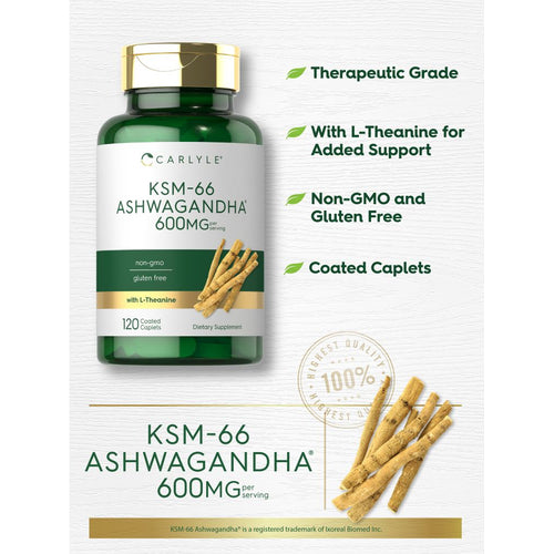 View 4 KSM-66 Ashwagandha 600mg por porción | 120 Cápsulas