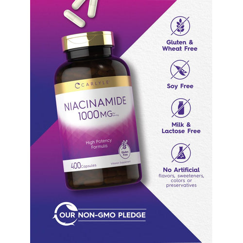 View 4 Niacinamide 1000mg per serving | 400 Capsules