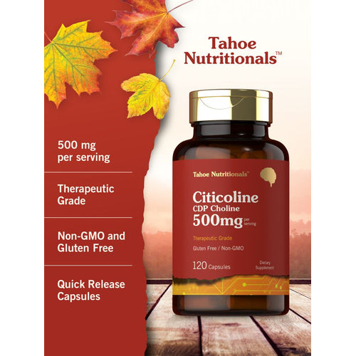 View 4 Citicolina 500mg por porción | 120 Cápsulas