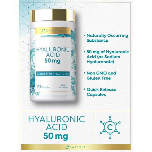 View 4 Suplemento de Ácido Hialurónico 50 mg | 90 Cápsulas