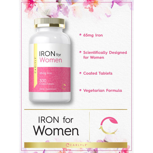 View 4 Hierro para Mujeres 65mg | 300 Tabletas