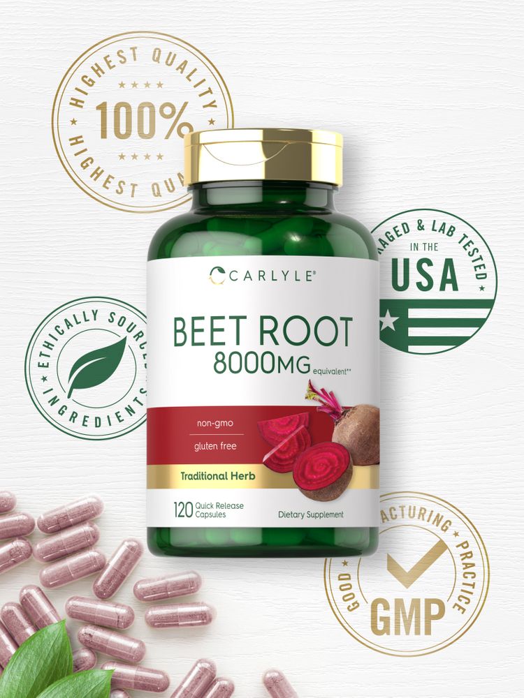 Rote Beete 8000 mg | 120 Kapseln