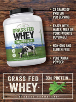 Load image into Gallery viewer, Grass Fed Whey Protein | 5lb Powder
