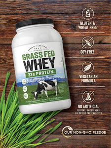 Grass Fed Whey Protein | 2lb Powder